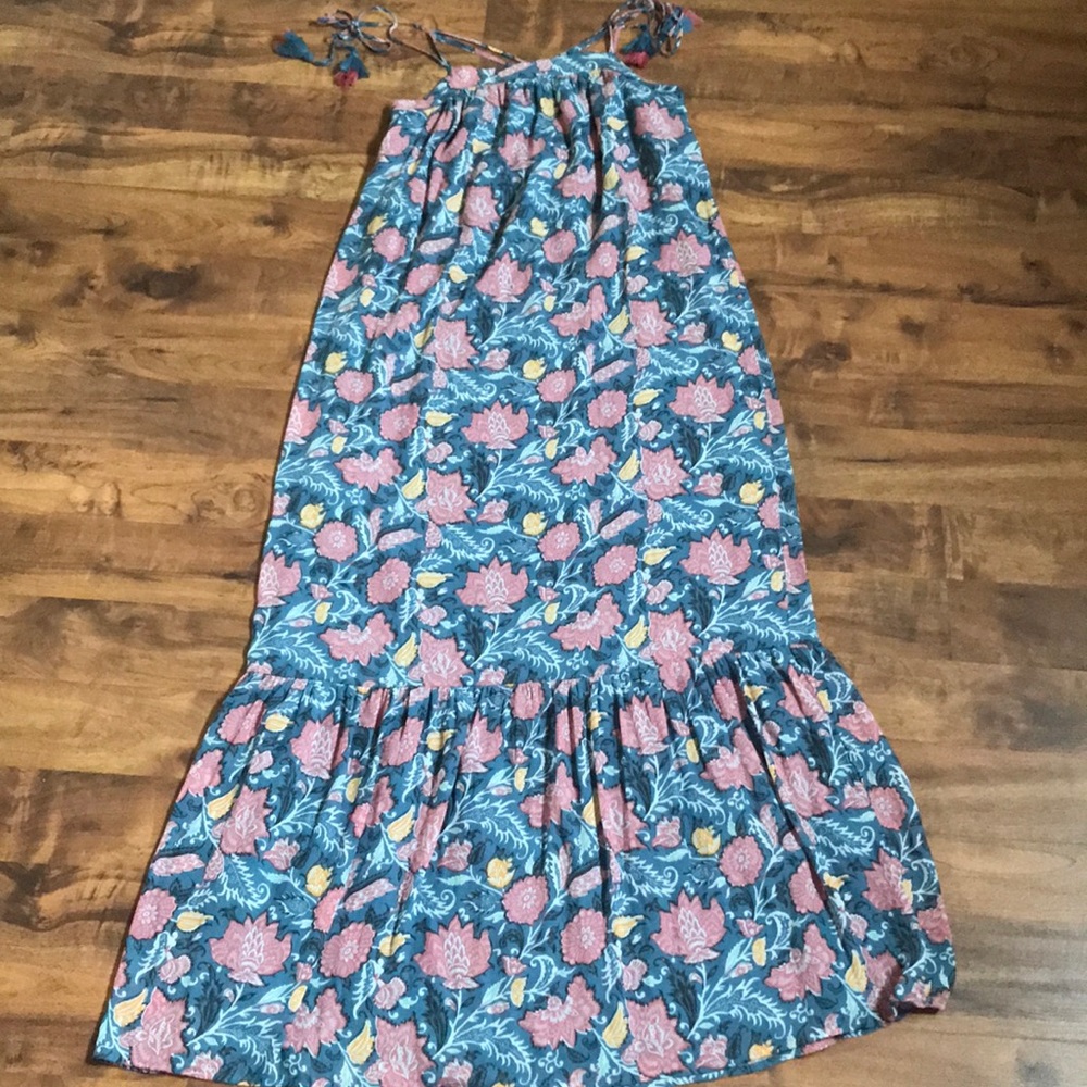 Floral print maxi dress